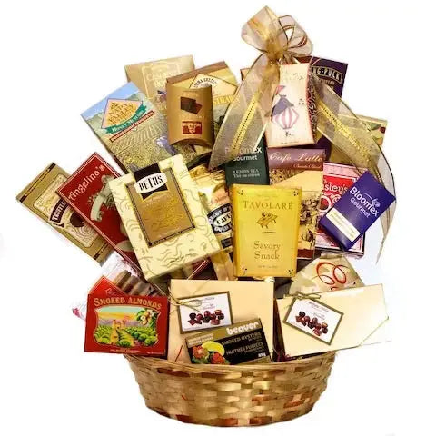 "Gilded Treasure | Gift Basket Aussie Blooms"