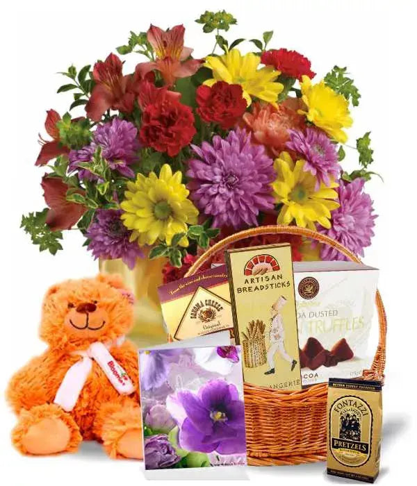 "Enchanted Affection | Arrangement in Vase Aussie Blooms"