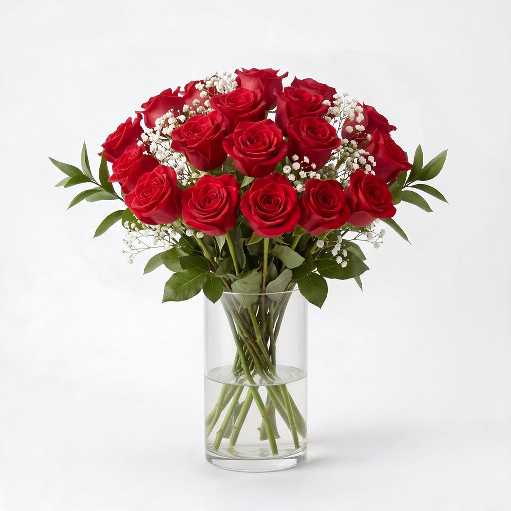 Long Stemmed Red Roses