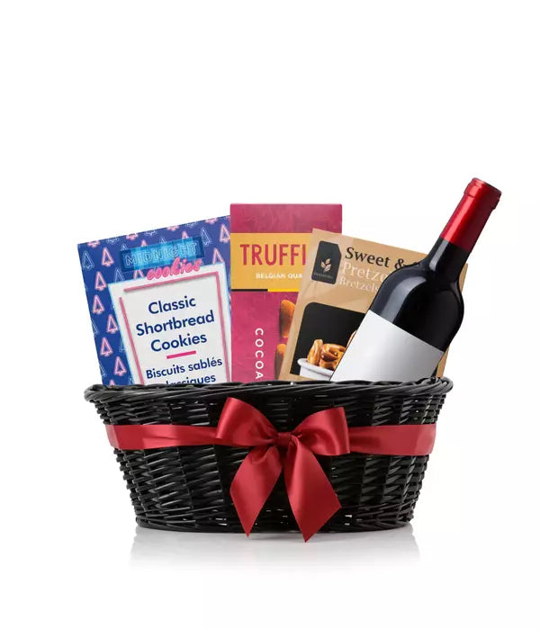 Classic Red Wine Basket