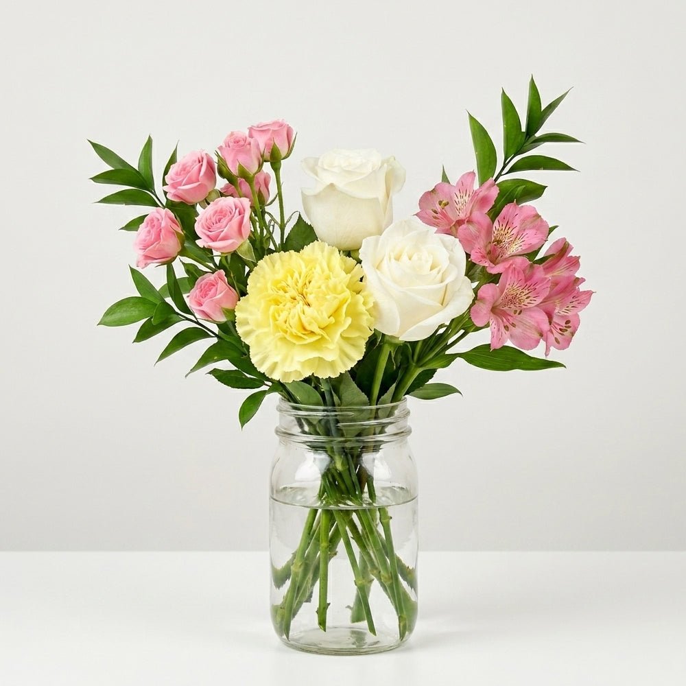 Grandeur Bouquet in Mason Jar