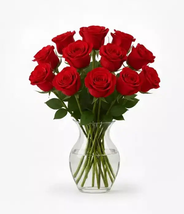 Dozen Red Roses Icon Dozen Roses - Aussie Blooms