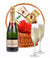 Flower With Champagne