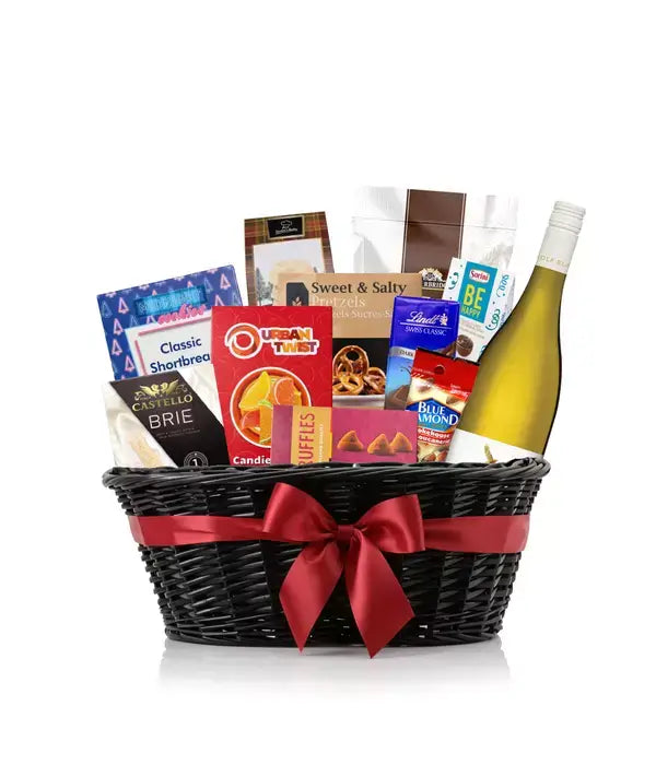White Wine Gift Basket